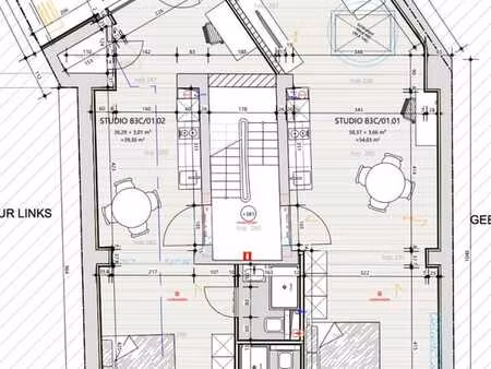 grand studio meublé situé sur la bondgenotenlaan - actuelle