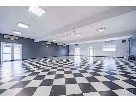 salle de fête/rez commercial+appartement 2 ch. à rafraichir!