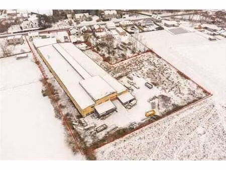site met industriële hal en veel potentieel