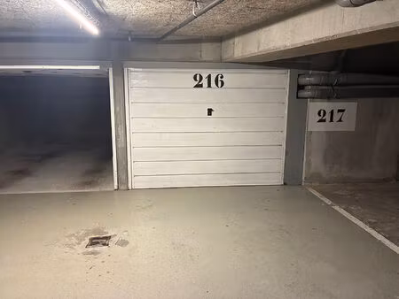 box à louer au 1er sous-sol