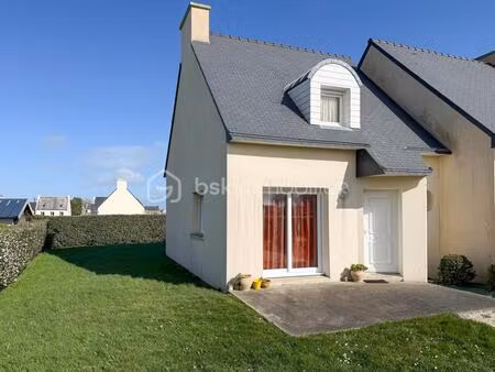 a portsall : maison avec deux chambres - rue calme à proximité du port et des plages