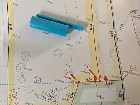 terrain constructible 580 m2