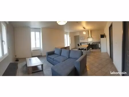 particulier loue t3 meublé calme 64 m2 bellignat balcon