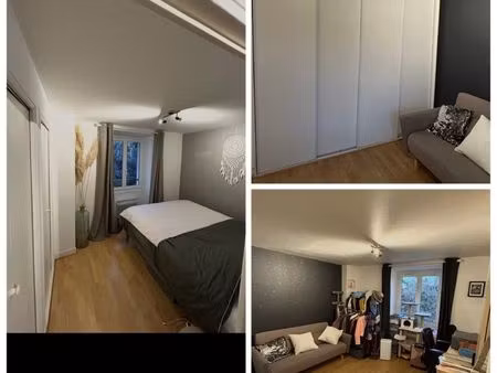 a 5 min de brie-c-r appartement f3 avec 2 places de parking et cuisine aménagée