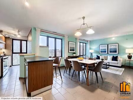 duplex 4 grande chambres  bureau + terasse