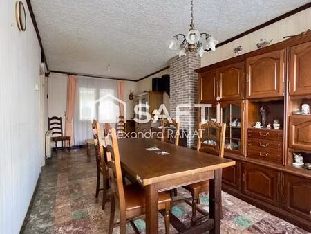 maison 3 chambres jardin et garage proche commodités