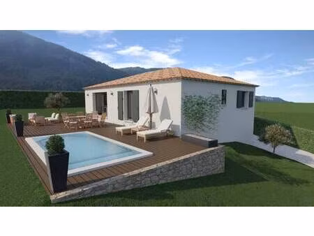 terrain avec maison neuve à vendre