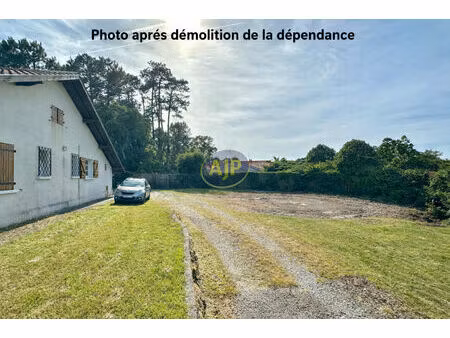 labenne bourg - terrain constructible à vendre avec permis de construire