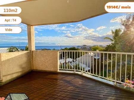 a louer - apt t4 - st gilles les bains