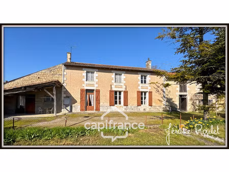 maison en pierre à vendre champigny-en-rochereau (86)  plain-pied  à rénover  3 pièces  2 