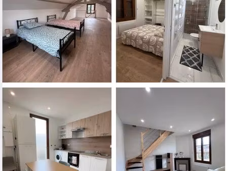 maison meublée rénovée 2025 – terrain 1256 m² + garage 50 m² – chagny