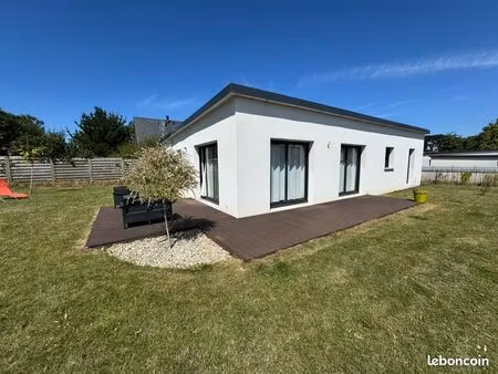 maison plain pied 91m2 bourg plougasnou