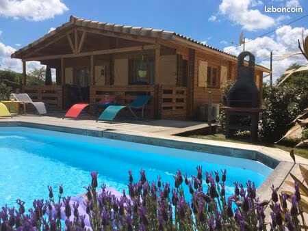 maison à la campagne avec piscine