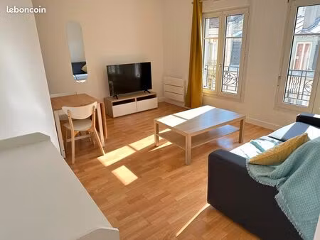 appartement t1 meublé - 31 m2 - avec parking sous-sol - la garenne-colombes