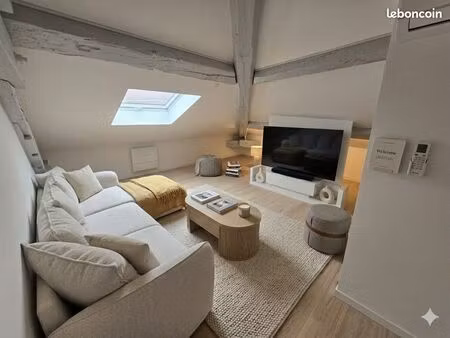 t3 sous combles rénovation à neuf & climatisé