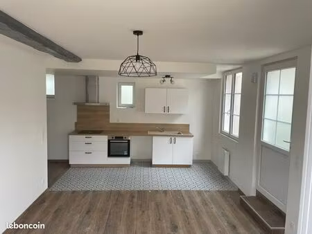 rare loue maison refaite à neuf en plein coeur de cour cheverny  grands espaces verts