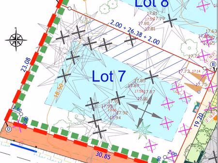 achat terrain 644m² baden 56870