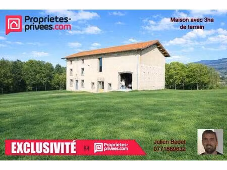 maison ambert 6 pièces +/-250 m2 + 3ha de terrain environ