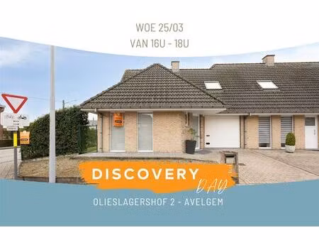 huis te koop in avelgem met 3 slaapkamers