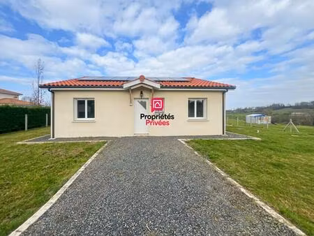 maison de plain-pied - 3 chambres - jardin