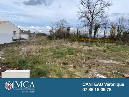 vente terrain 593 m² breuillet (17920)