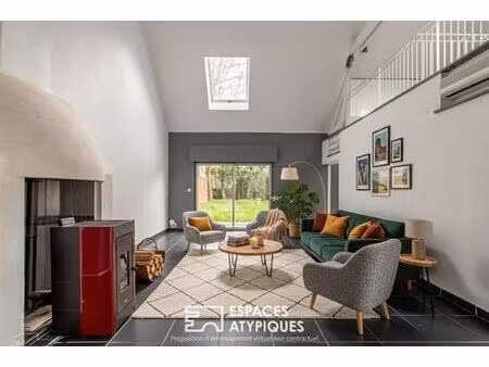 maison lumineuse avec jardin