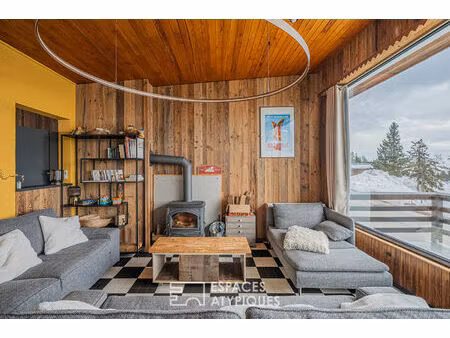 chamrousse 1750  chalet rénové et sa vue spectaculaire