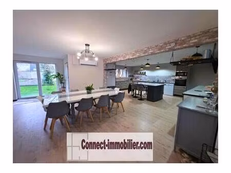 longère rénovée 297m² vivable de plain