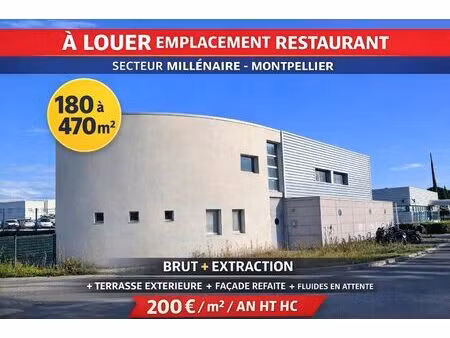 location commerce 182 m² à montpellier (34000)