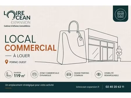 location local commercial 105m² pornic 44210