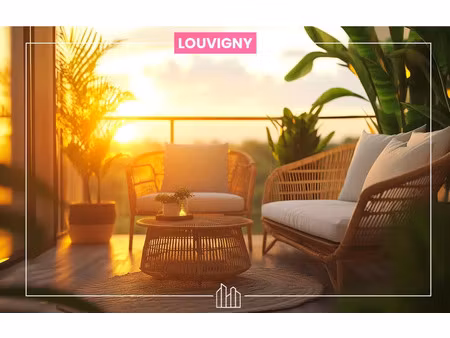 vente appartement neuf 3 pièces 66m2 louvigny - 254900 € - surface privée