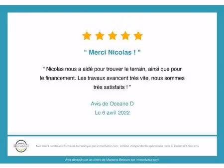 vente maison à construire 80 m² gimeaux (63200)