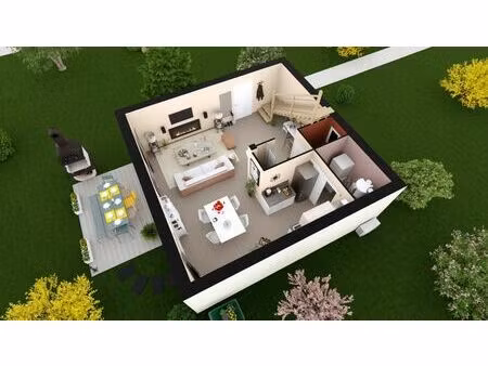 vente maison à construire 92 m² beauregard-vendon (63460)