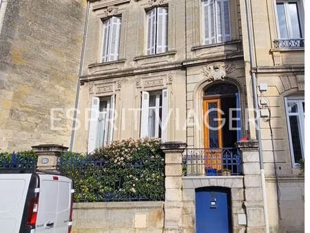 bordeaux - maison en pierre 342 m² - 8 pièces - 6 chambres - studio indépendant – viager o