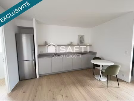 maison 3 pièces – 62 m² – entièrement rénovée & climatisée