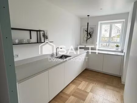 maison t4 de 80 m² – entièrement rénovée à neuf – jardin 180 m²