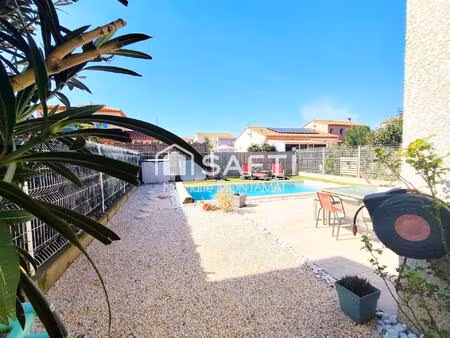 superbe villa 3 faces  t4  piscine 6x3m  garage