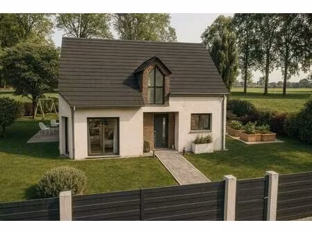 terrain avec maison neuve à vendre