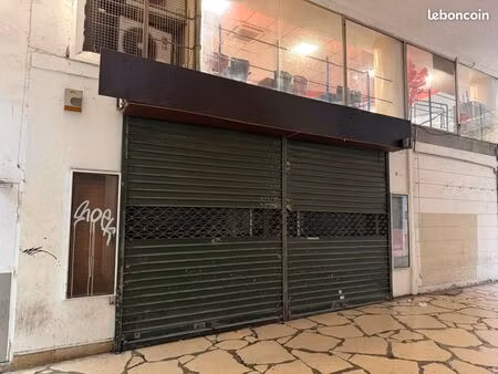 local commercial + grand garage – 105 m² – la canebière