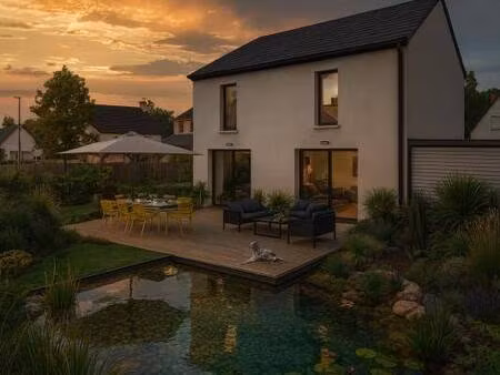 terrain avec maison neuve à vendre