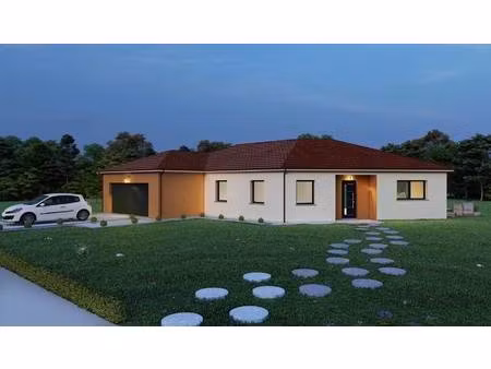 terrain avec maison neuve à vendre