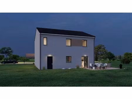 terrain avec maison neuve à vendre