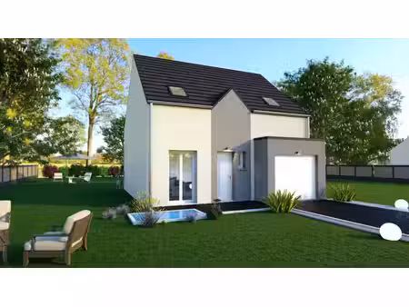 terrain avec maison neuve à vendre