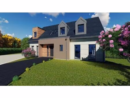 terrain avec maison neuve à vendre