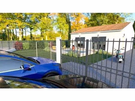 terrain avec maison neuve à vendre