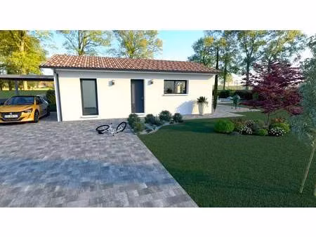 terrain avec maison neuve à vendre