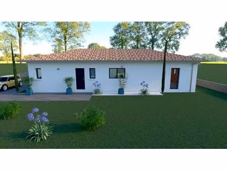 terrain avec maison neuve à vendre