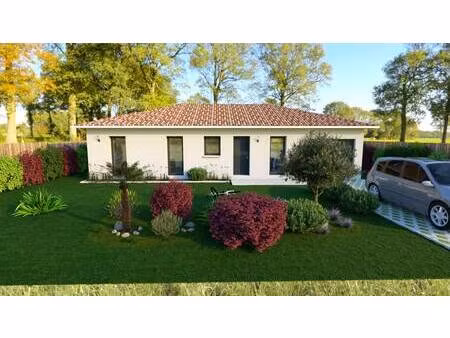 terrain avec maison neuve à vendre