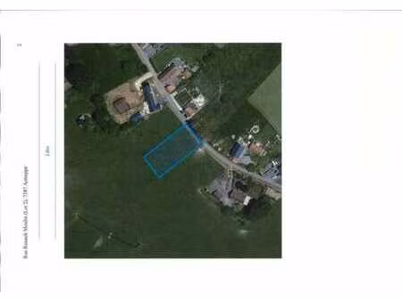 terrain à bâtir 11a 70ca