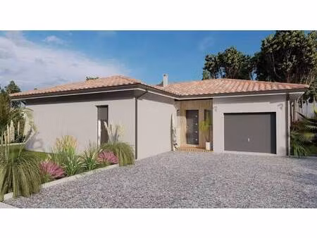 terrain avec maison neuve à vendre